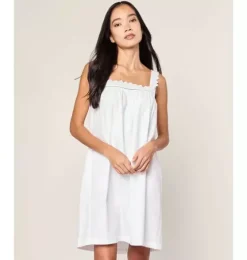 Women's Twill Esme Nightgown in White
