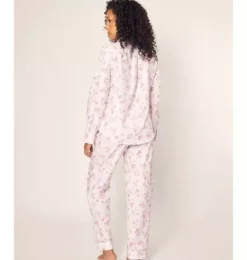 Women's Twill Pajama Set in Seashell Splendor