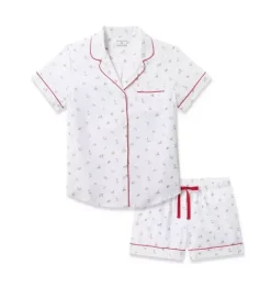 Women's Twill Short Pajama Set in Coastal Charms