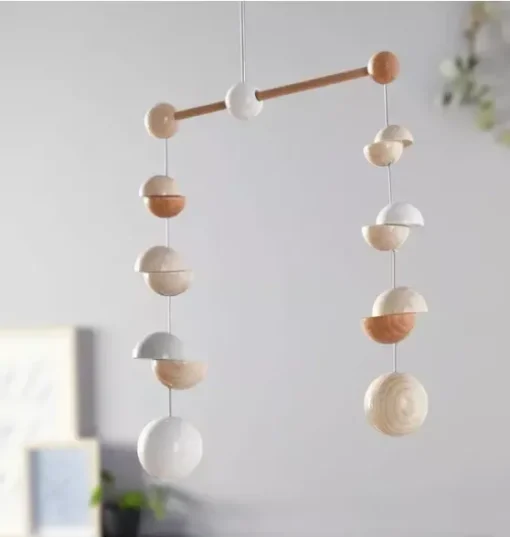Wooden Mobile Dots