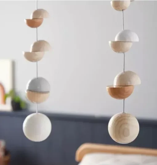 Wooden Mobile Dots