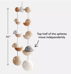 Wooden Mobile Dots