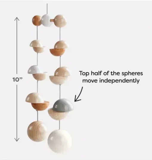 Wooden Mobile Dots