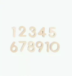 Wooden Numbers