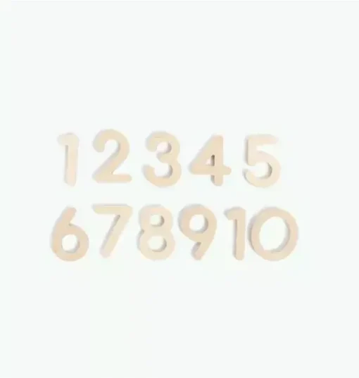 Wooden Numbers