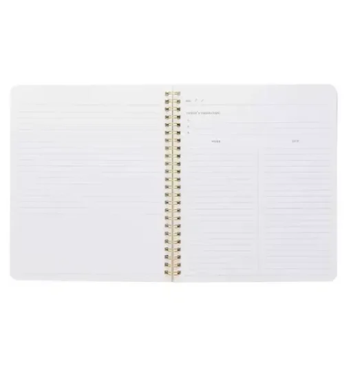 Work/Life Notebook, Grey Stripe