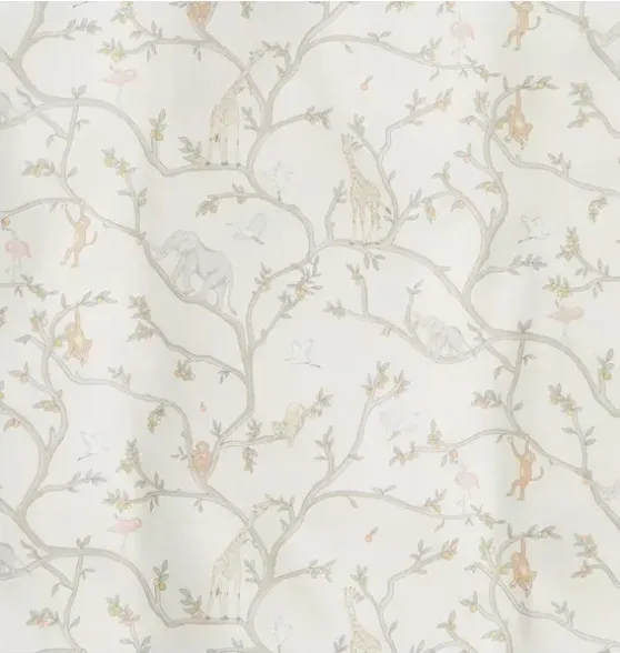 Animal Parade Crib Sheet - Ivory