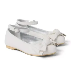 Ankle Strap Bow Ballet Flat