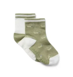 Baby Alligator And Stripe Sock 2-Pack