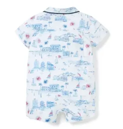 Baby Americana Toile Romper
