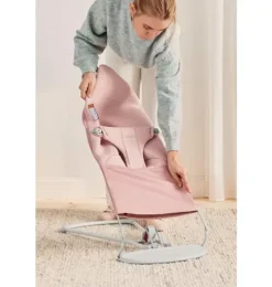 Baby Bouncer Bliss, 3D Jersey, Light Pink