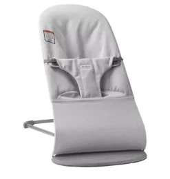 Baby Bouncer Bliss, Woven, Light Gray Melange