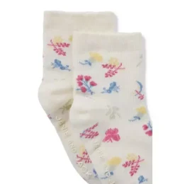 Baby Bug Floral Sock
