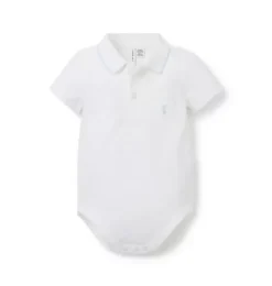 Baby Bunny Pique Polo Bodysuit