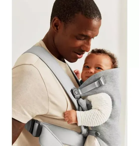 Baby Carrier Mini, 3D Jersey, Light Gray