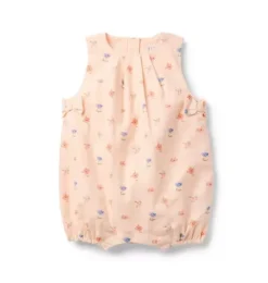 Baby Floral Bow Romper