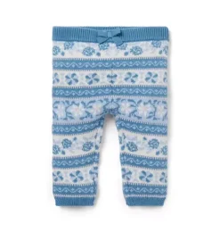 Baby Floral Fair Isle Pant