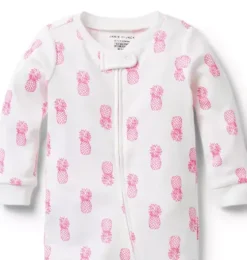 Baby Good Night Footed Pajama In Pineapple