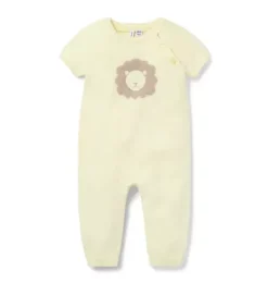 Baby Lion Knit One-Piece