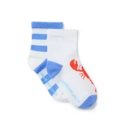 Baby Lobster And Stripe Sock 2-Pack