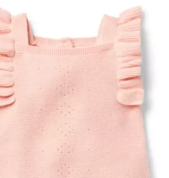 Baby Pointelle Ruffle Romper