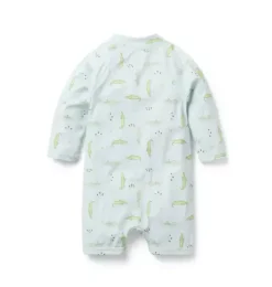 Baby Recycled Alligator Rash Guard Swimsuit