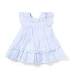 Baby Striped Ruffle Dress