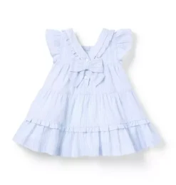 Baby Striped Ruffle Dress