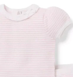 Baby Textured Striped Sweater Set