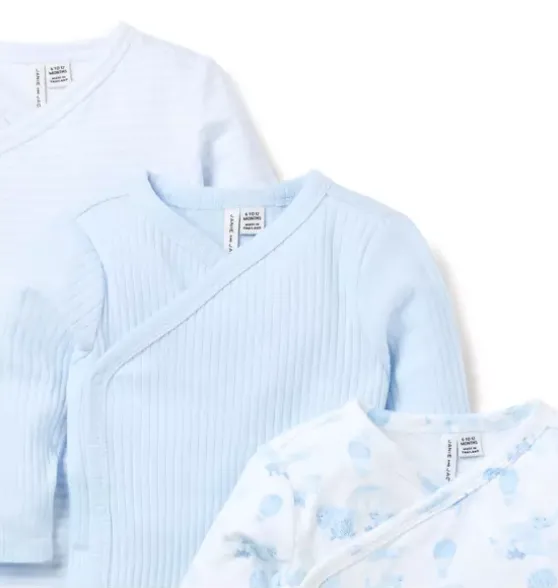 Baby Wrap Bodysuit 3-Pack