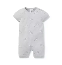 Baby Zebra Knit Romper