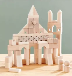Basic Building Blocks 102 Piece Extra Large Wooden Starter Set