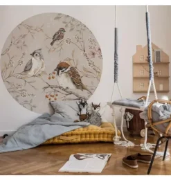 Birds in a Circle Wall Decal Set