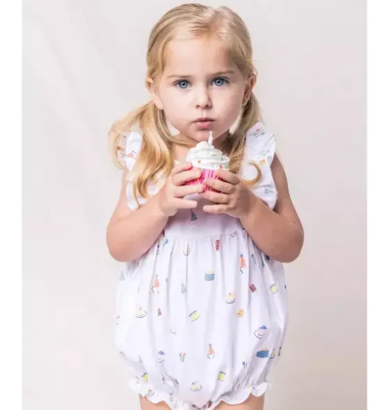 Birthday Wishes Ruffled Romper