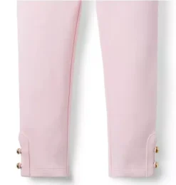Button Cuff Ponte Pant