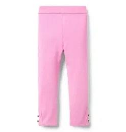 Button Cuff Ponte Pant