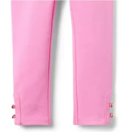 Button Cuff Ponte Pant