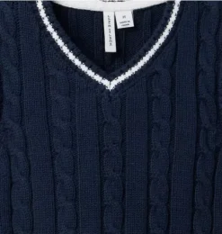 Cable Knit Sweater Vest