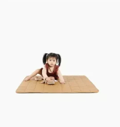 Camel Square Quilted Mat