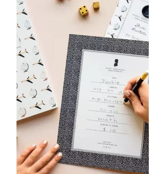 Cat Club Composition Book Gift Set