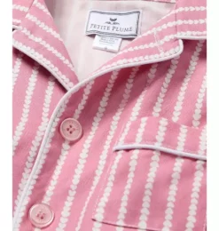 Children's Pajama Set in Love Lines