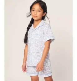 Children's Short Set in Bluehearts