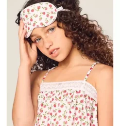 Children's Twill Sleep Mask in Petite Petals