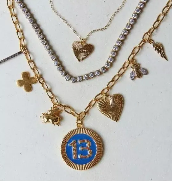 Dainty Heart MAMA Necklace