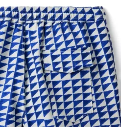 Dawne Florine Men's Tile Print Swim Trunk