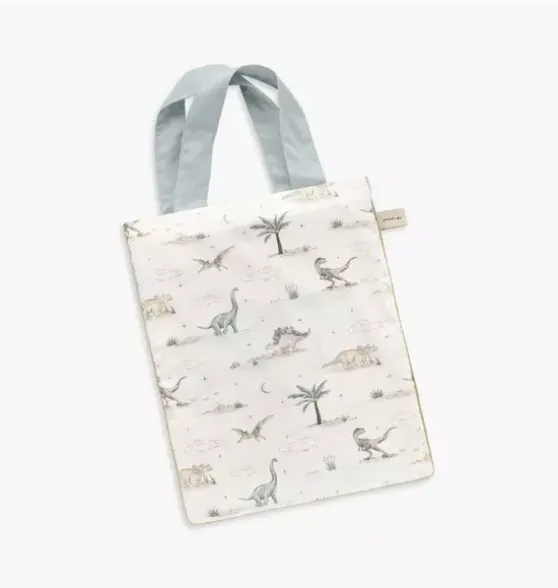 Dino Dreams Baby Duvet Set - Sage