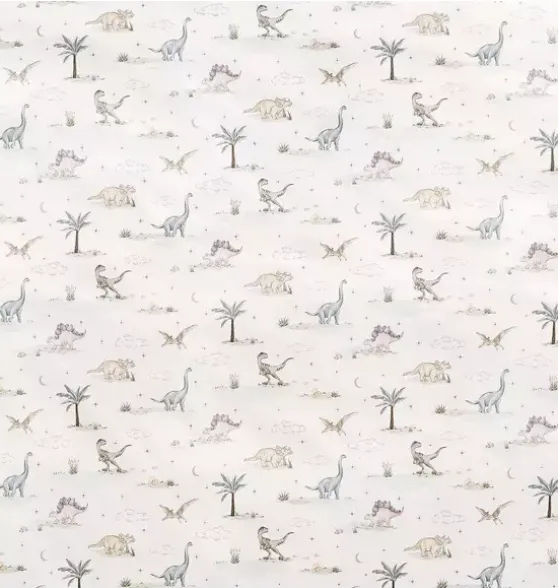 Dino Dreams Crib Sheet - Sage