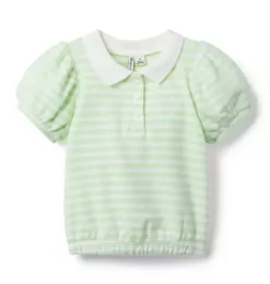 Disney Mickey Mouse Striped Polo