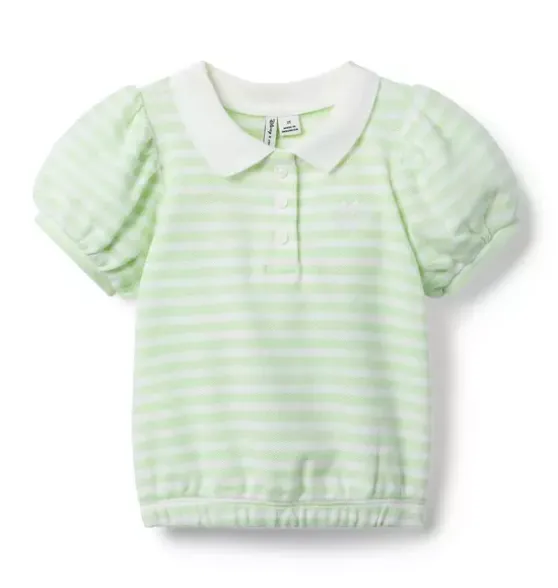 Disney Mickey Mouse Striped Polo