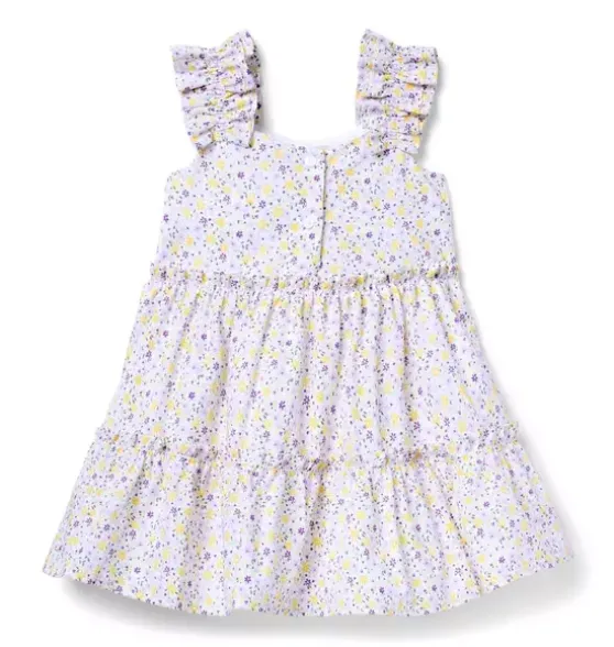 Ditsy Floral Ruffle Strap Dress
